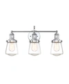 Designer's Fountain Designers Fountain Taylor 3 Light Bath Bar In Silver