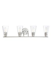 Designer's Fountain Designers Fountain Echo 4 Light Bath Bar In Platinum