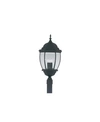 Designer's Fountain Designers Fountain Tiverton Post Lantern In Black