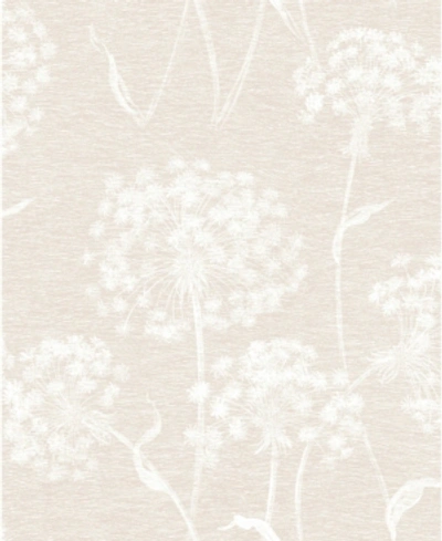 Advantage 20.5" X 369" Horatio Dandelion Wallpaper In Ivory