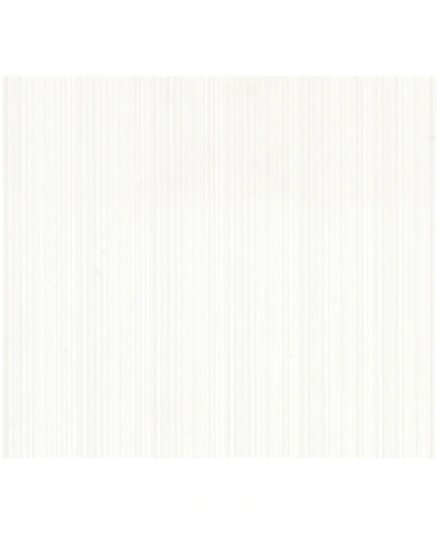 Advantage 20" X 369" Aemelia Stripe Wallpaper In Ivory