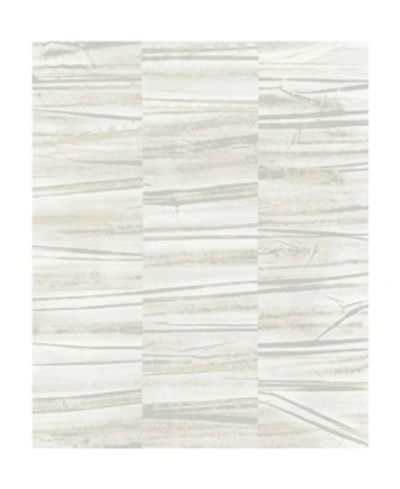 A-street Prints 21" X 396" Lithos Geometric Marble Wallpaper In Gray