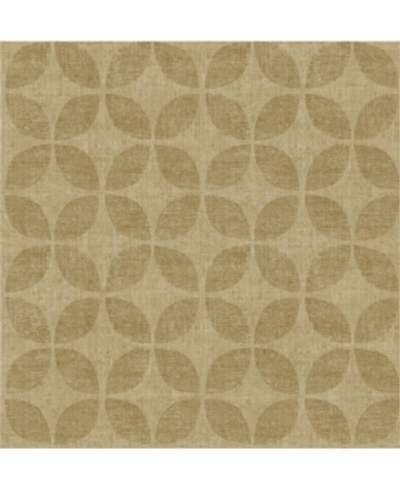 A-street Prints 20.5" X 396" Polaris Geometric Wallpaper In Gold