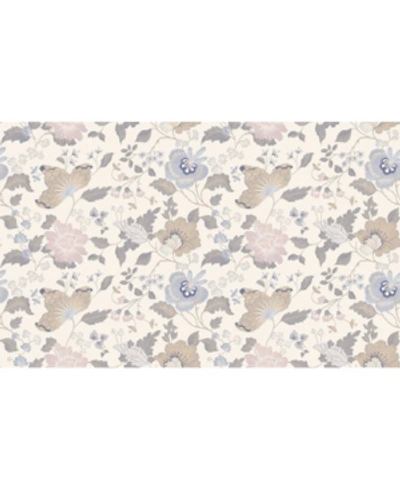 Sirpi 20.5" X 396" Latrice Floral Wallpaper In Multi