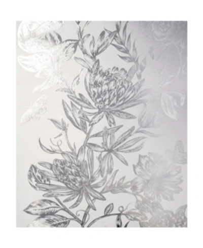 Advantage 20.5" X 369" Marquis Floral Wallpaper In Gray