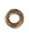 Saro Lifestyle Metallic Bronze Metal Bangled Napkin Ring, Set Of 4 In Bronze
