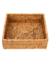 Artifacts Trading Company Artifacts Rattan Luncheon Napkin Holder In Honey Brown