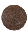 Artifacts Trading Company Artifacts Rattan Round Placemat In Coffee Bean