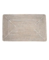 Artifacts Trading Company Artifacts Rattan Rectangular Placemat In Off-white
