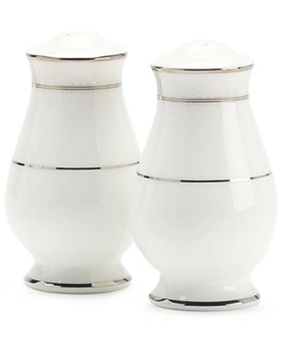 Noritake "montvale Platinum" Salt & Pepper Shakers