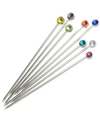 Prince Of Scots Crystal Cocktail Picks- Set Of 8 In Multi1