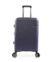 BROOKSTONE NELSON 21" HARDSIDE CARRY-ON LUGGAGE WITH CHARGING PORT