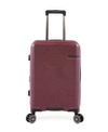 BROOKSTONE NELSON 21" HARDSIDE CARRY-ON LUGGAGE WITH CHARGING PORT