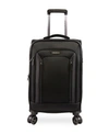 BROOKSTONE ELSWOOD 21" SOFTSIDE CARRY-ON LUGGAGE WITH CHARGING PORT