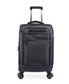 BROOKSTONE HARBOR 21" SOFTSIDE CARRY-ON LUGGAGE WITH CHARGING PORT