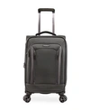 BROOKSTONE ELSWOOD 21" SOFTSIDE CARRY-ON LUGGAGE WITH CHARGING PORT