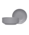 Noritake Colorwave Side/prep Dishes, Set Of 8 In Slate