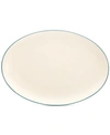 Noritake Colorwave 16 Inch Oval Platter In Turquoise