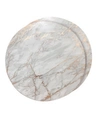 Dainty Home Foiled Marble Granite Thick Cork Heat Resistant 15" Placemats In Rose Gold