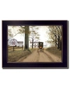 Trendy Decor 4u Headin' Home By Billy Jacobs, Printed Wall Art, Ready To Hang, Black Frame, 14" X 10" In Multi
