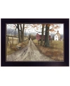 TRENDY DECOR 4U THE ROAD HOME BY BILLY JACOBS, READY TO HANG FRAMED PRINT, BLACK FRAME, 20" X 14"