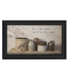 TRENDY DECOR 4U HE IS THE POTTER BY BILLY JACOBS, PRINTED WALL ART, READY TO HANG, BLACK FRAME, 33" X 19"