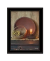 TRENDY DECOR 4U THE RED BASKET BY SUSIE BOYER, READY TO HANG FRAMED PRINT, BLACK FRAME, 19" X 15"