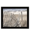 TRENDY DECOR 4U ON THE COASTLINE BY LORI DEITER, READY TO HANG FRAMED PRINT, BLACK FRAME, 27" X 21"