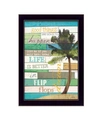 TRENDY DECOR 4U GOOD THINGS BY MARLA RAE, PRINTED WALL ART, READY TO HANG, BLACK FRAME, 10" X 14"