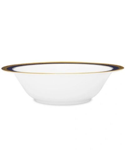 Noritake Odessa Cobalt Gold Round Vegetable Bowl, 32 Oz. In Dark Blue