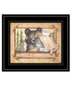 Trendy Decor 4u Bear Necessities By Mary Ann June, Ready To Hang Framed Print, Black Frame, 13" X 11" In Multi