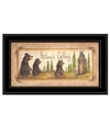 Trendy Decor 4u Natures Calling By Mary Ann June, Ready To Hang Framed Print, Black Frame, 11" X 19" In Multi