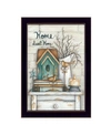 TRENDY DECOR 4U HOME SWEET HOME BY MARY JUNE, PRINTED WALL ART, READY TO HANG, BLACK FRAME, 14" X 20"