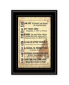 TRENDY DECOR 4U MAN UP BY MILLWORK ENGINEERING, READY TO HANG FRAMED PRINT, BLACK FRAME, 11" X 15"