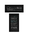 TRENDY DECOR 4U LOVE STORY COLLECTION BY MOLLIE B., PRINTED WALL ART, READY TO HANG, BLACK FRAME, 31" X 20"