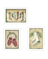TRENDY DECOR 4U VINTAGE-LIKE CHRISTMAS COLLECTION BY JILL ANKROM, PRINTED WALL ART, READY TO HANG, WHITE FRAME, 42" 
