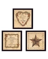 TRENDY DECOR 4U LOVE BEGINS AT HOME COLLECTION BY LINDA SPIVEY, PRINTED WALL ART, READY TO HANG, BLACK FRAME, 42" X 