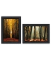 TRENDY DECOR 4U HIGHWAY TO HEAVEN COLLECTION BY MARTIN PODT, PRINTED WALL ART, READY TO HANG, BLACK FRAME, 36" X 21"