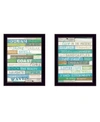 TRENDY DECOR 4U LIVE IN THE PRESENT COLLECTION BY MARLA RAE, PRINTED WALL ART, READY TO HANG, BLACK FRAME, 14" X 18"