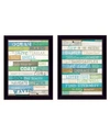 TRENDY DECOR 4U LIVE IN THE PRESENT COLLECTION BY MARLA RAE, PRINTED WALL ART, READY TO HANG, BLACK FRAME, 10" X 14"
