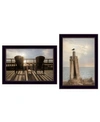 TRENDY DECOR 4U BY THE SEA COLLECTION BY LORI DEITER, PRINTED WALL ART, READY TO HANG, BLACK FRAME, 20" X 14"