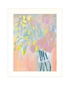 TRENDY DECOR 4U MAYBE SHE'S A WILDFLOWER BY KAIT ROBERTS, READY TO HANG FRAMED PRINT, WHITE FRAME, 15" X 19"