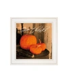 TRENDY DECOR 4U GIVE THANKS BY ANTHONY SMITH, READY TO HANG FRAMED PRINT, WHITE FRAME, 15" X 15"