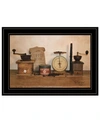 Trendy Decor 4u The Daily Grind By Billy Jacobs, Ready To Hang Framed Print, Black Frame, 21" X 15" In Multi