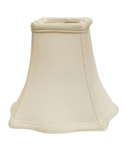 Cloth & Wire Cloth&wire Slant Fancy Square Softback Lampshade With Washer Fitter In White