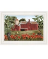 Trendy Decor 4u Summer Days By Billy Jacobs, Ready To Hang Framed Print, White Frame, 15" X 11" In Multi