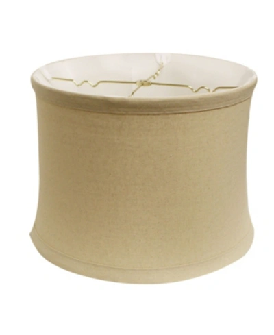 Cloth & Wire Cloth&wire Drum No Hug With 1" Trim Softback Lampshade With Washer Fitter In Beige