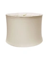 CLOTH & WIRE CLOTH&WIRE DRUM NO HUG WITH 1" TRIM SOFTBACK LAMPSHADE WITH WASHER FITTER