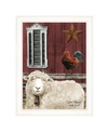 TRENDY DECOR 4U GOOD MORNING BY BILLY JACOBS, READY TO HANG FRAMED PRINT, WHITE FRAME, 21" X 27"