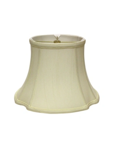Cloth & Wire Cloth&wire Slant Inverted Corner Oval Softback Lampshade With Washer Fitter In Off-white